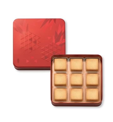 Actual Product – Assorted Pineapple Shortcakes (9 pcs)