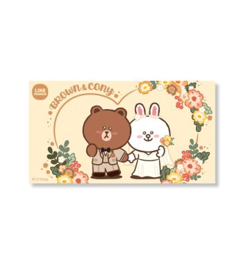 LINE FRIENDS 西式嫁喜礼券