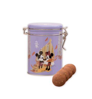 Disney Mickey & Minnie Collection Gift Box(Winter Commences) Chocolate Cookies with Sliced Orange Peel (9 pcs)