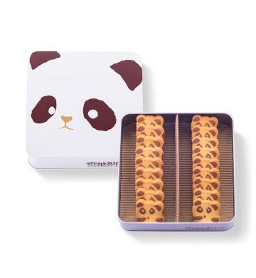 熊貓曲奇鐵罐禮盒