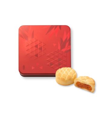 現貨 - 精緻果味金酥禮盒9個裝-什錦 (菠蘿造型)