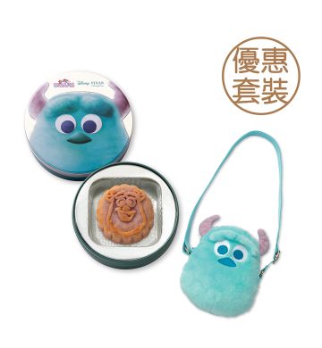 Actual Product - Disney Pixar Sweet Dreams Mini Blueberry Custard Mooncake (Sulley Set)