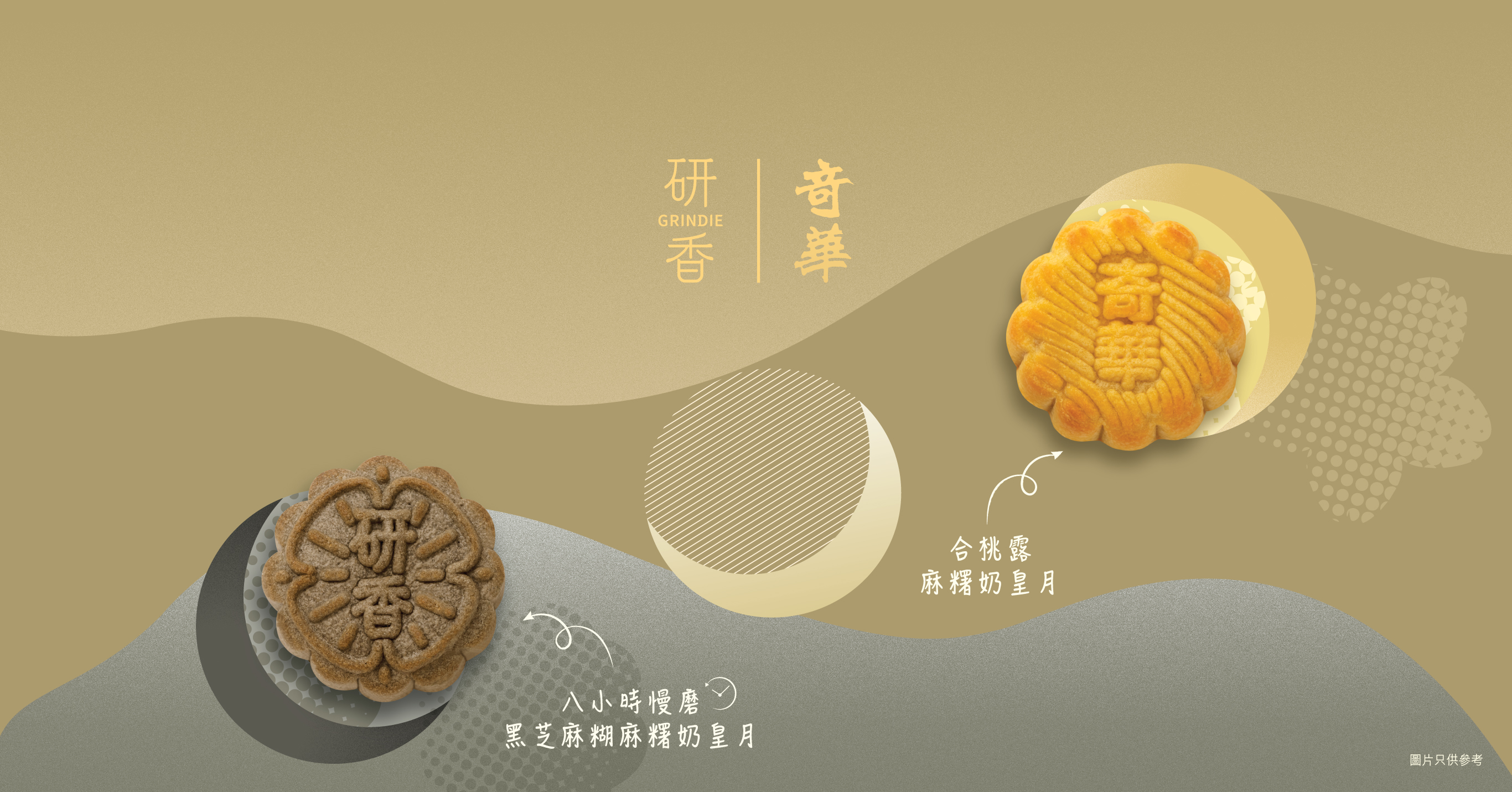 Kee Wah x GRINDIE Hong Kong Dessert Mooncakes│ Make its debut